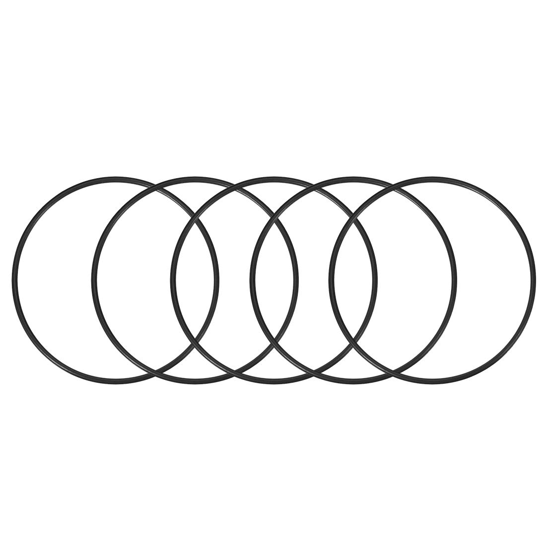 Sourcing Map Joint Torique 140mm OD 132mm ID 4mm Largeur Métrique Nitrile Caoutchouc Joint Étanchéité Paquet De 1