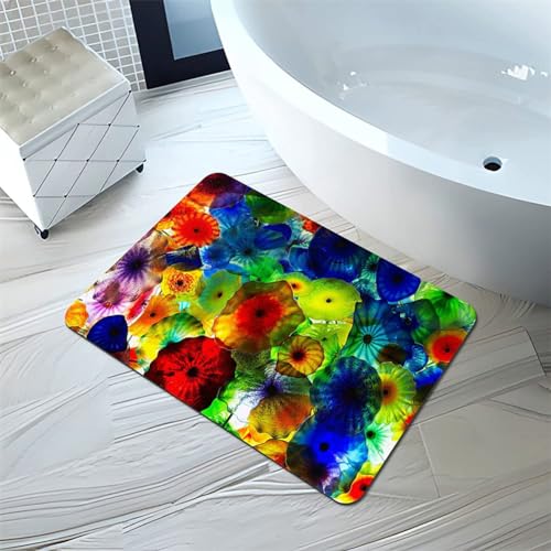 Tapis de bain super absorbant et lavable en machine pour le sol de la maison