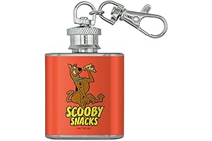 Scooby Snacks Stainless Steel Mini Flask Key Chain
