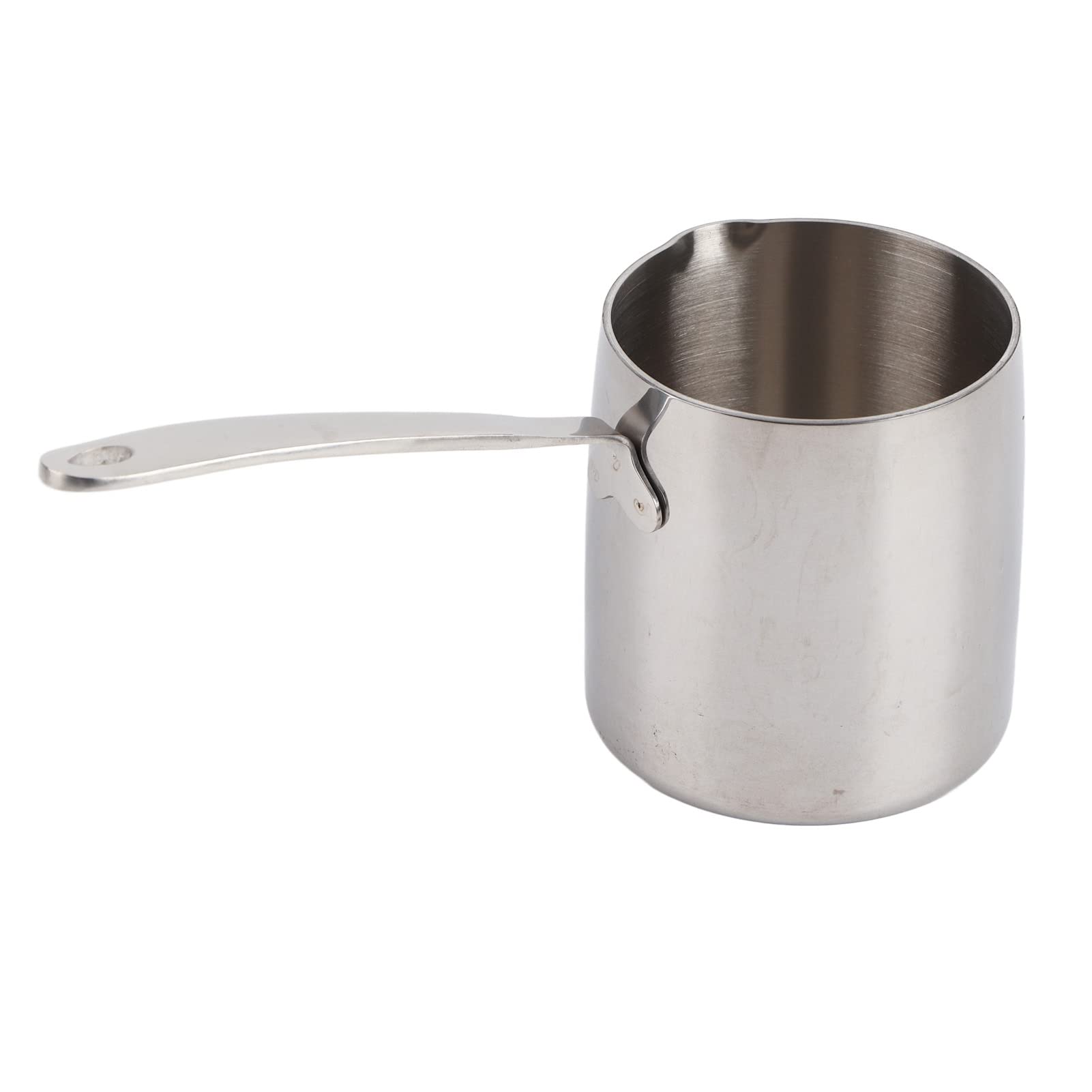 Omabeta Chauffe-beurre à Conduction Thermique Rapide en Acier Inoxydable, avec Trou D'échelle Précis pour la Cuisson dans une Petite Casserole (700ML)