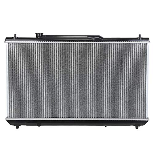 Image of DNA Motoring OEM-RA-1909 Aluminum Radiator Compatible With 97-01 Camry 2.2L AT,28-5 /8 inch W X 15-11 /16 inch H X 5 /8 inch D,1-1 /4 inch Inlet / 1-1 /4 inch Outlet