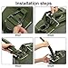 5 Gallon Metal Container with Spout and Handle for Water Liquid 20L Sturdy Storage Jar for Cars Trucks Motorcycle Automotive Equipment (Green, 2 Pack)