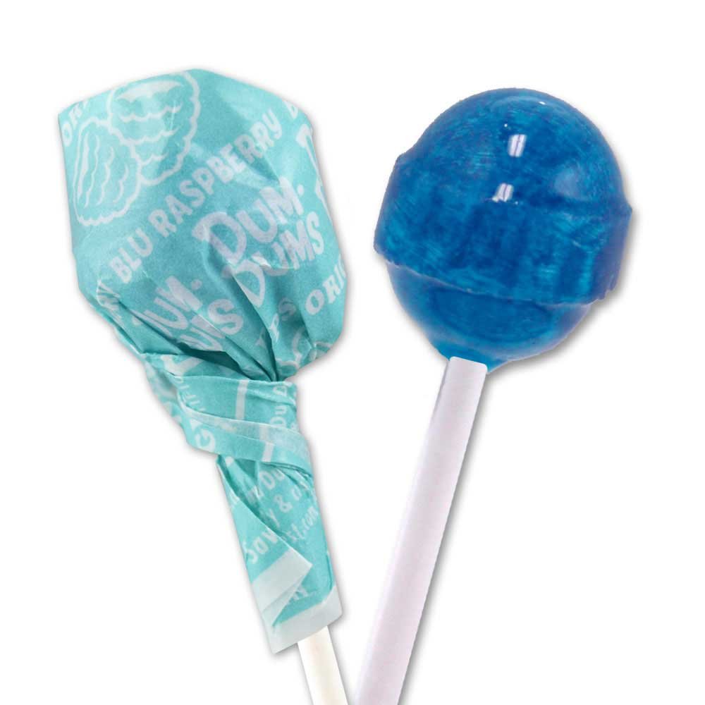 Dum Dums Light Blue Blu Raspberry 4-75 count bags: Buy Online in INDIA ...