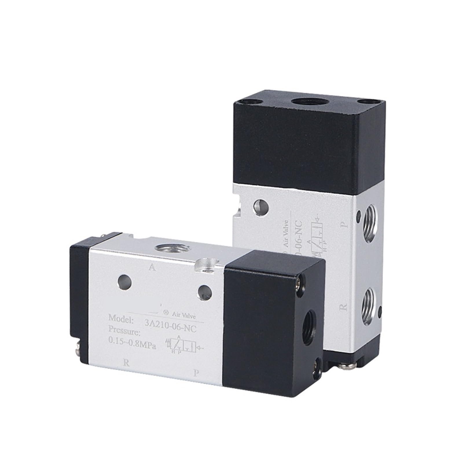 Vanne de Commande pneumatique à Trois Voies et Deux Positions, série 3A, 3A110-M5 3A110-06 3A210-06 3A210-08 3A120-M5 3A120-06 3A220-08(3a410-15)