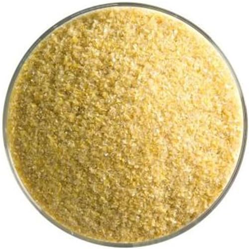 Bullseye Butterscotch Opal Fusible Glass Frit - Fine - 5 oz Jar - 90 COE