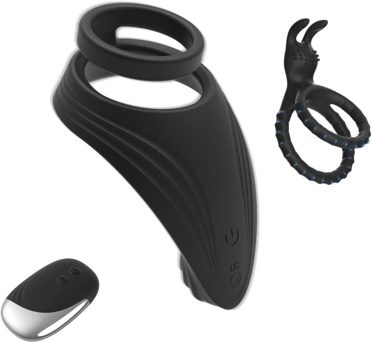 Silicone Penis Rings for Male Pleasure,Triple Cock Ring for Men Erection Enhancing Stamina Prolonging, Ultra Soft Premium Silicone Ring Adult Toys for Couple Harder Longer Sex Play Sweatshirt 7S6F