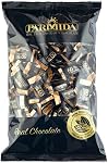 Parmida 60% Cacao Mini Barres de chocolat noir - Chocolat noir authentique - Végétaux, laitiers & Sans gluten - Morceaux de bonbons emballés individuellement avec goût lisse - Idéal pour le snacking, le partage & Dons 1KG