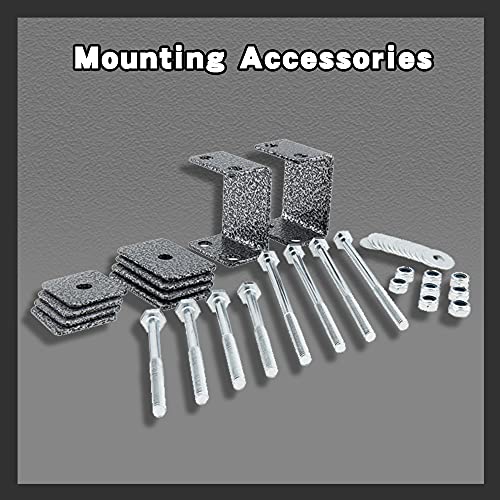 Tiewards Trailer Ladder Rack For Exterior Side Wall For Enclosed Trailer (Carry 1 Or 2 Ladders) #TOP6