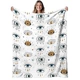 REETOOK Soft Eye Gifts for Women, Eye Blanket for Men, Eye Blanket for Sofa Couch Bed, Cozy Birthday Gifts for Him, Warm Decorative Blankets for Travel, Gift for Christmas Thanksgiving 40x50
