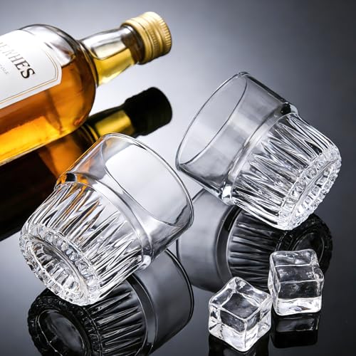image for Mapoxy 16 pack 5 oz Old Fashioned Whiskey Glasses Bulk, Heavy Base Sta