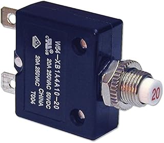 TE CONNECTIVITY/POTTER & BRUMFIELD W54-XB1A4A10-15 CIRCUIT BREAKER, THERMAL, 1P, 250V, 15A