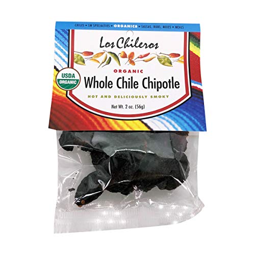 Los Chileros Organic Chipotle Whole, 2 OZ