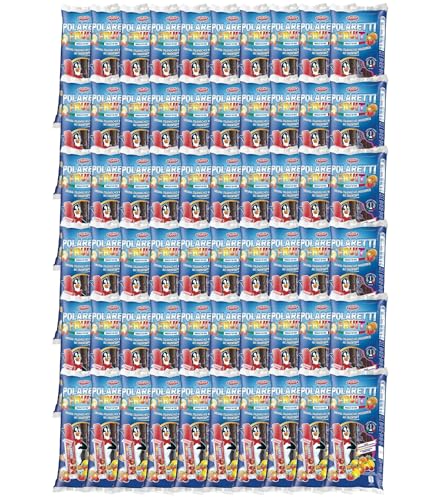 Polaretti 6X Fruit Ice EIS Cream Lollies mit Fruchtsaft zum Einfriere 10x 40ml