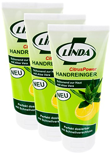 Preisvergleich Produktbild LINDA Citrus Power Handreiniger - 3 x 200 ml