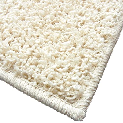 辻川産業 やわらかシャギーラグ 白 カーペット 洗える 日本製 ラグシャギー 250×350cm アイボリー 約5.5畳 Tsujikawa