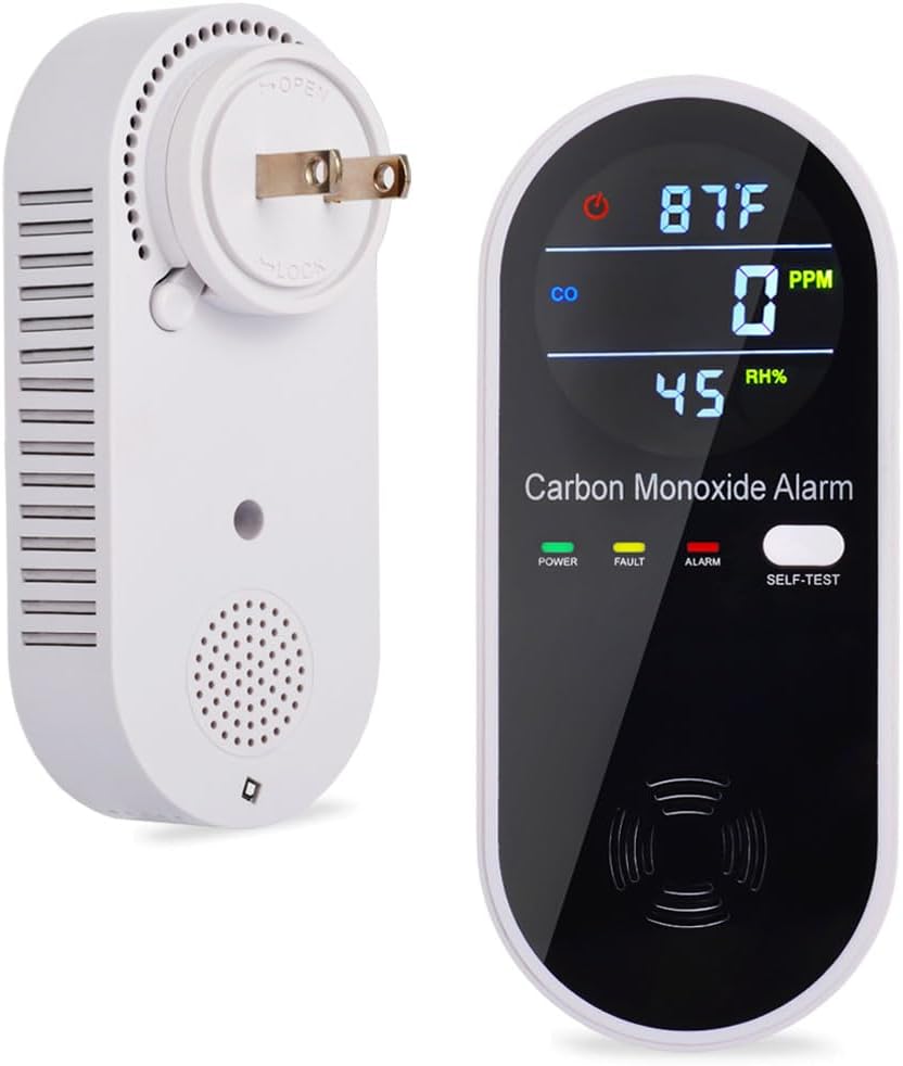 3in1 Carbon Monoxide Detectors, Portable Carbon Monoxide Detector for