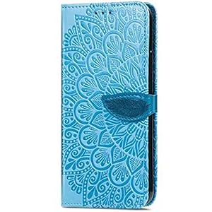 Nadoli Handyhülle kompatibel für Samsung Galaxy S22 Plus,Elegant Blumen Feder Muster Magnetverschluss Leder Brieftasche Schutzhülle mit Kartenfach für Mädchen Frauen