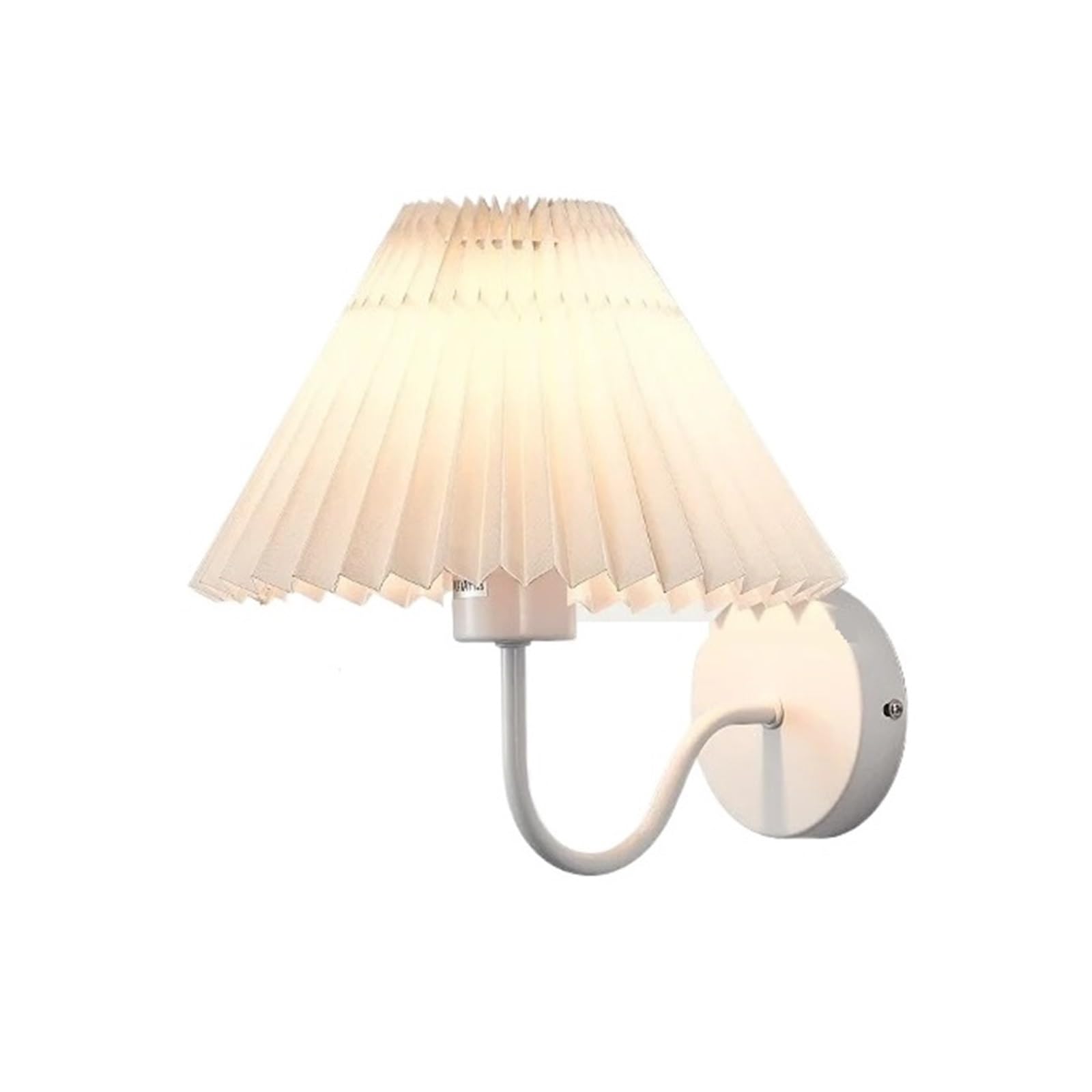 Lámpara de pared plisada retro para solucionar la falta de luz decorativa en zonas estrechas 6