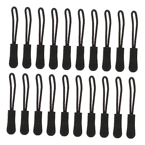 DOITOOL 50pcs Zipper Pull Tabs for Luggage Portable Zipper Rope Durable Bag Accessories Backpacks and Travel Gear