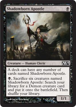 Magic The Gathering - Shadowborn Apostle - Magic 2014