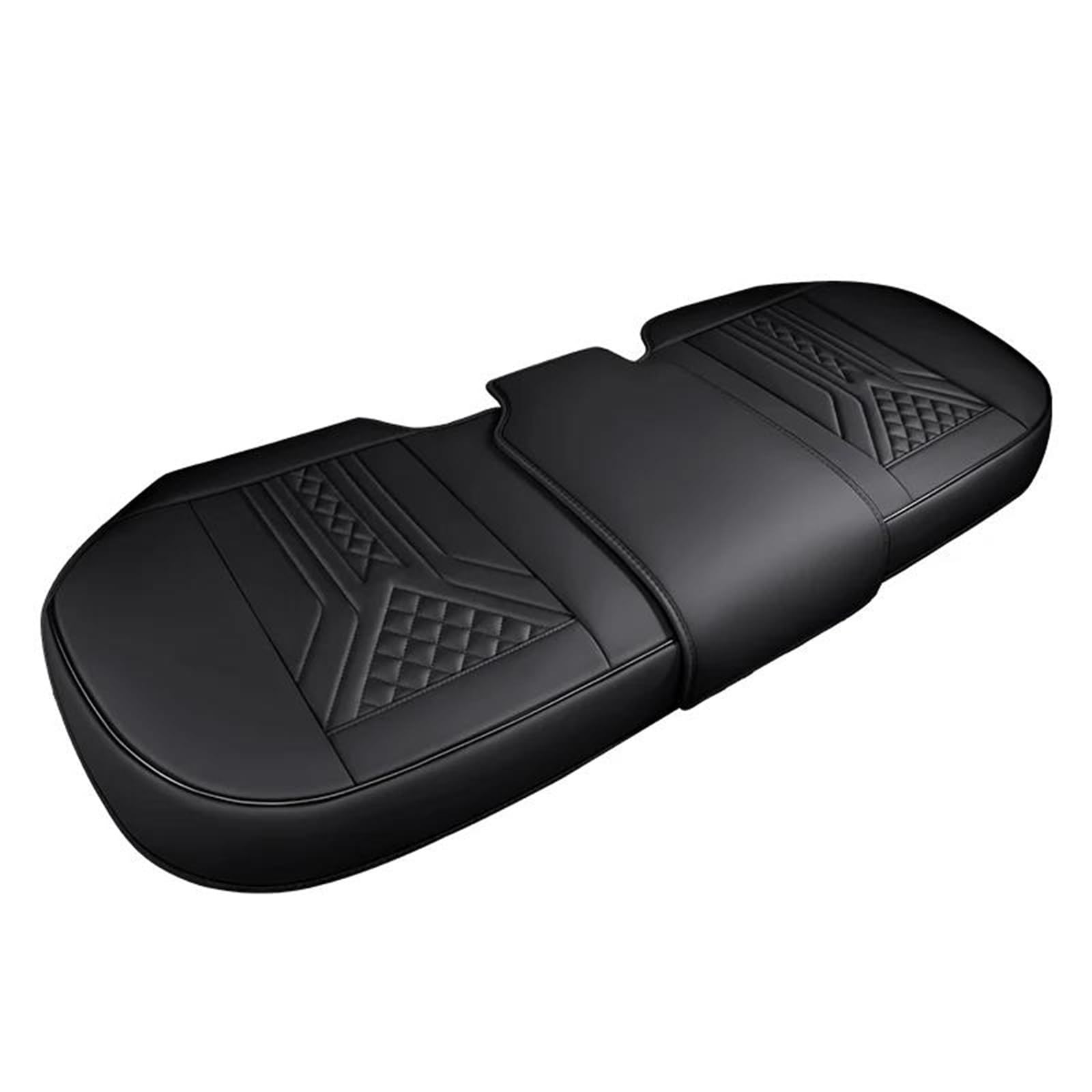 For Toyota For Prado 150 Universal Leather Full Set Car Seat Covers Interior Accessories Car Seat Covers Set(Rear Black)