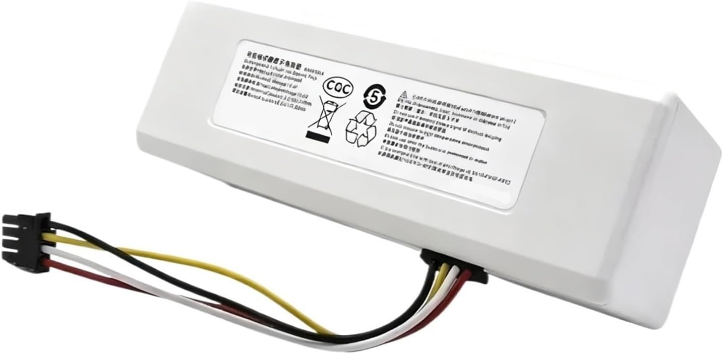 14.4V 4800mAh Battery，Compatible For Xiaomi，Robot 1C STYTJ01ZHM Vacuum Cleaner Sweeping Mopping Robot Replacement Battery G1