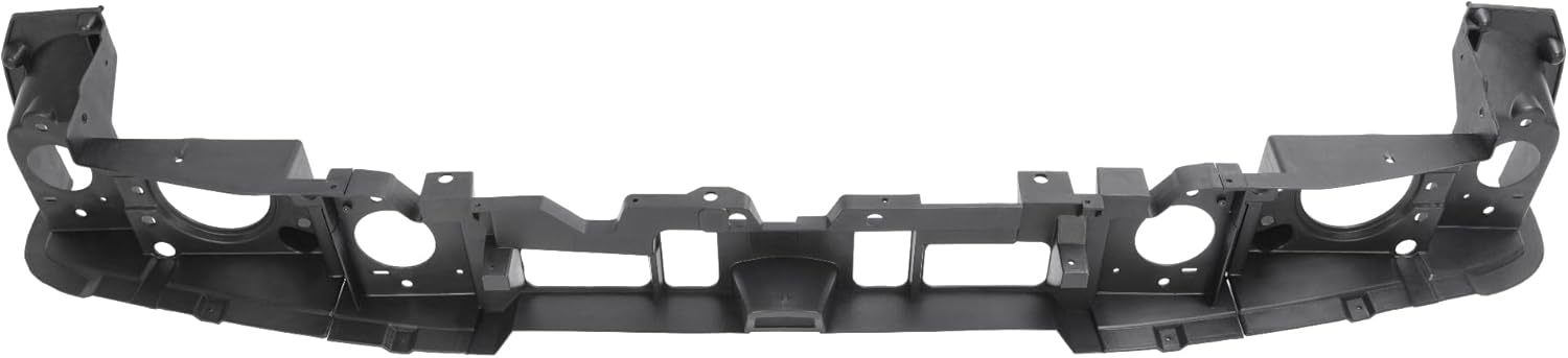 KUAFU Front Header Panel Compatible with 1987-1993 Ford Mustang FOZZ8A284A FO1221103 Headlight Headlamp Mounting Panel Grille Grill Opening Panel Black 3Pcs