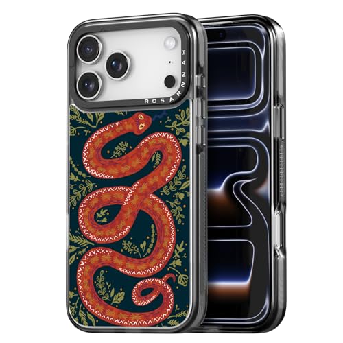 Coque iPhone Pro motif serpent gothique Rosarnnah protection urbaine pour smartphone 6,3"