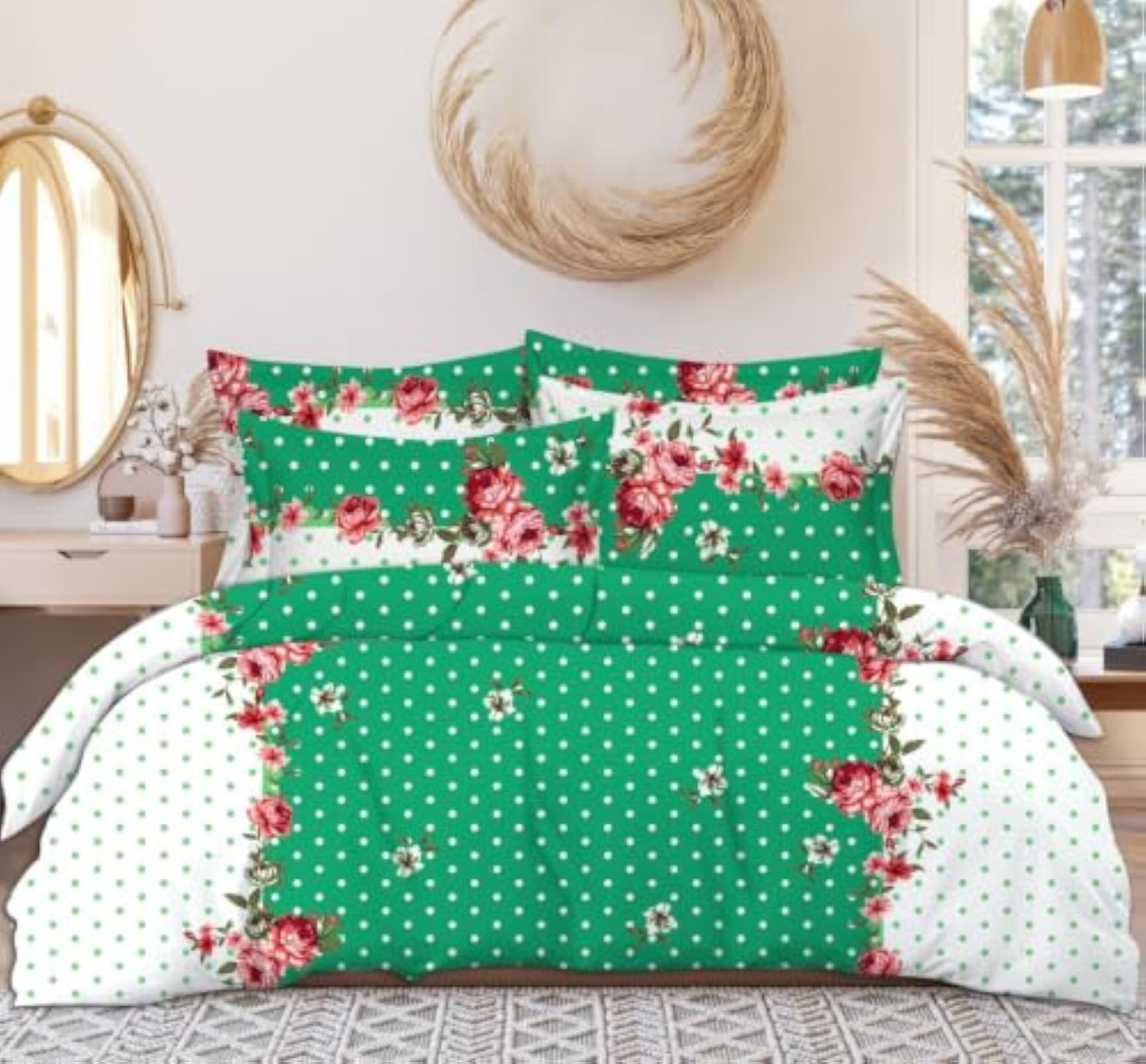 Premium Luxury Supersoft Heavy Cotton King Size Double Bedsheet