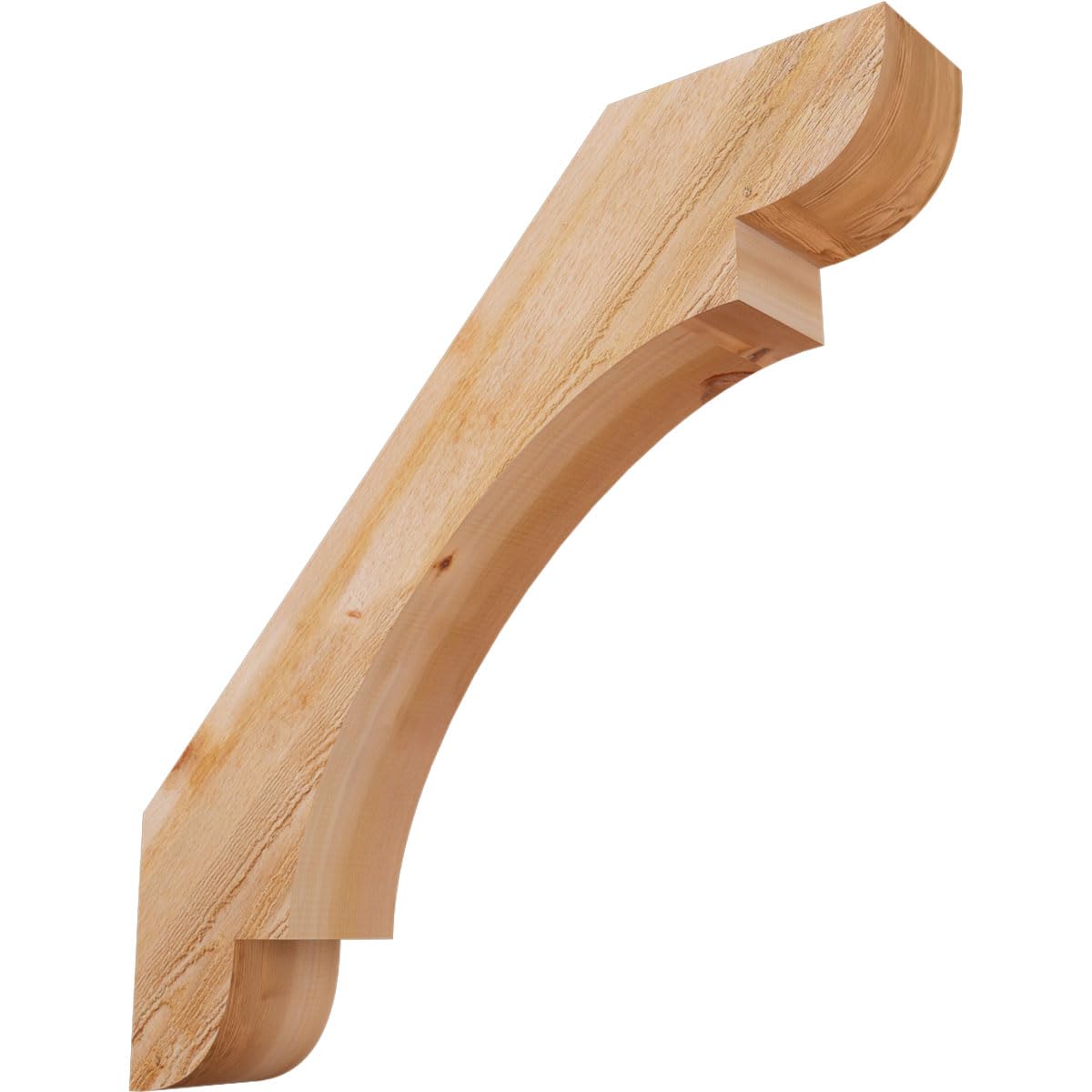 Ekena Millwork BRC06X36X36OLY00RWR 6"W x 36"D x 36"H Olympic Rough Sawn Knee Brace, Western Red Cedar