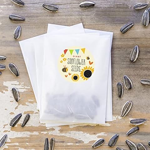 GROWIES: Giant Sunflower Seeds for Kids or Adults, Grow Your Own Giant Sunflowers from Seeds, Flower Seed Packet Cover