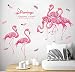 HALLOBO® Wandtattoo Vogel Vögel Flamingo Birds XXL Wandsticker Aufkleber Kinderzimmer Wohnzimmer Schlafzimmer Esszimmer