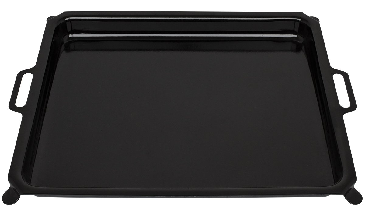 Beeketal 'GGB-1' Profi Gastrobräter Gasgrill mit emaillierter Stahlpfanne, 3-flammig, Piezo Zünder, 3 x Gasregler stufenlos, Gasbräter inkl. emaillierter Stahlpfanne, Gasschlauch und Druckminderer