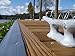 EasyFlex Plastic D-Profile Dock Edging Rub Rail for Boat Docks, 25-Feet, White (5011W-25C)