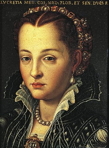 Portrait de Lucrèce de Médicis par Agnolo Di Cosimo Bronzino original pour briser les murs vides