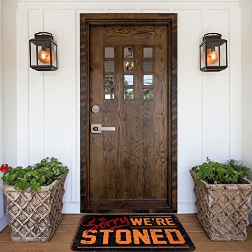 Tapis de cuisine COTECI Sorry We're Stoned pour sol propre
