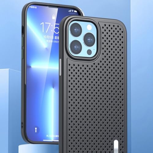 Coque souple anti-chute de refroidissement iPhone 11 Pro étui bleu anti-surchauffe