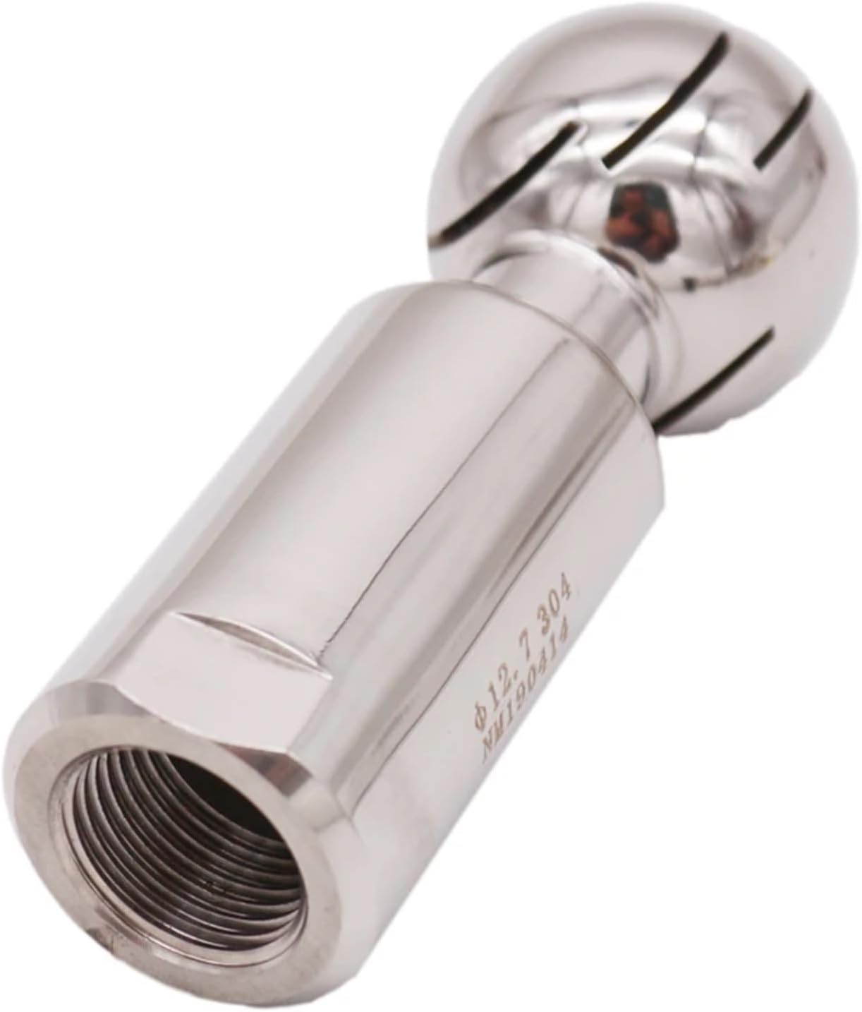 Rotating CIP Spray Ball 1/2" Female NPT Connection 304 Stainless Steel Beer Conical Fermenter Parts