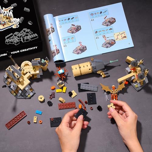 Image of Vziimo Magic Castle Building Set, Education Architecture Building Blocks Kit, Collectible Castle Model Toys for Adults Teens Fans 14+ (564Pieces)