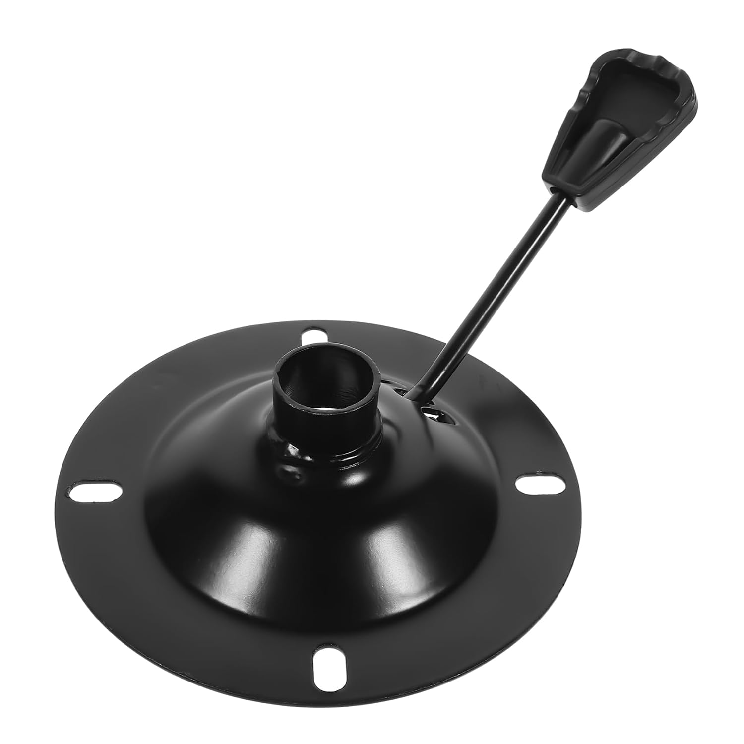 VICASKY Barber Chair Base Replacement, Iron Swivel Plate, Tilt Control Mechanism, Black, Salon Use