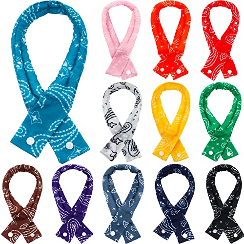 Image of Geyoga Cooling Neck Wraps Cooling Scarf Wrap Bandanas for Summer Women Men Walking Riding Outdoor
