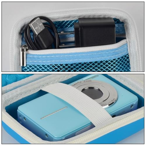 Funda para cámara digital con protección antivibraciones azul miniatura 3