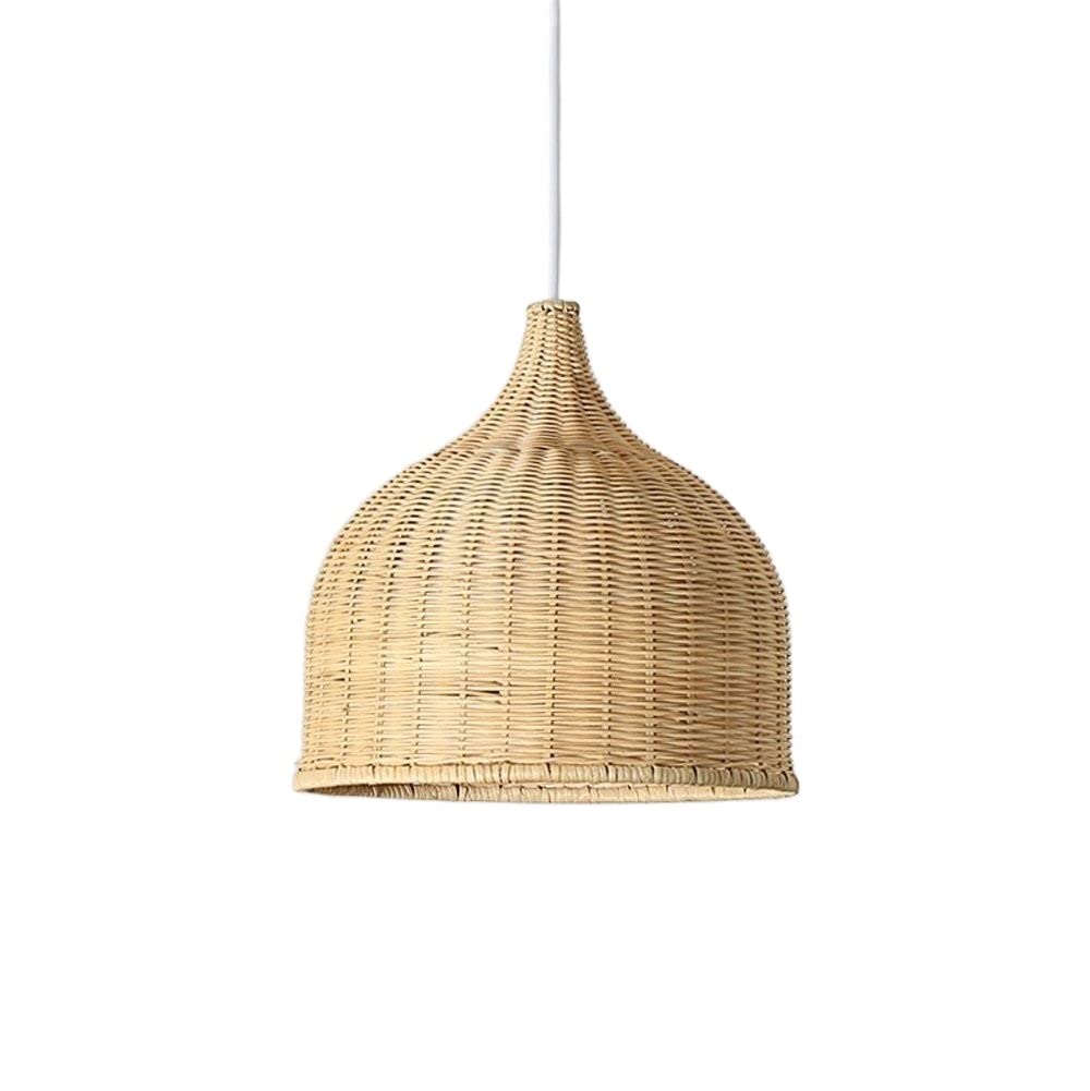 Lámparas de Bambú de Estilo Japonés para Sala de Estar Atardeceres Cálidos