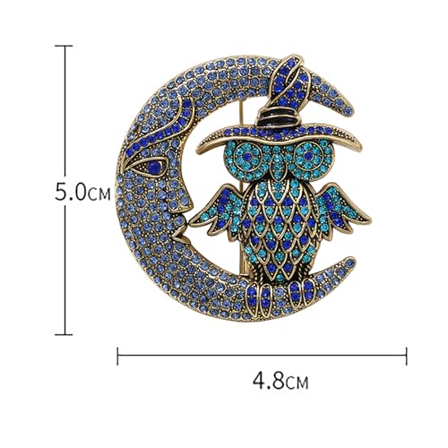 Image of Animal Brooch for Men Vintage Metal Wildlife Lapel Pin Suit Jacket Badge Fashion Accessories for Men