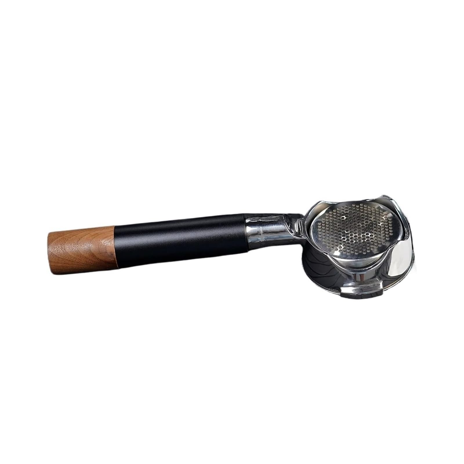 Mango De Portafiltro Sin Fondo Calado De Nogal De 54/58 Mm, Compatible Con IKAPE, Accesorio De Espresso | 58mm E61 Black