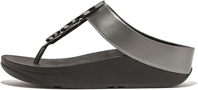 FitFlop Women's Halo Pearl Circle Metallic Toe Post Sandals Wedge Sandals :  Amazon.de: Fashion