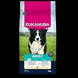 EUKANUBA Life Care Croquettes Chien Adulte Moyenne Race 1 à 7 Ans, Riche en Poulet Frais, Maintient d’Un Poids Optimal, L-Carnitine, Oméga 3&6, FOS, sans colorants, arômes artificiels ni OGM – 15 kg