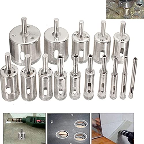 Juego de Brocas ZTBH 15 Piezas 6mm-50mm para Cerámica y Mármol miniatura 3