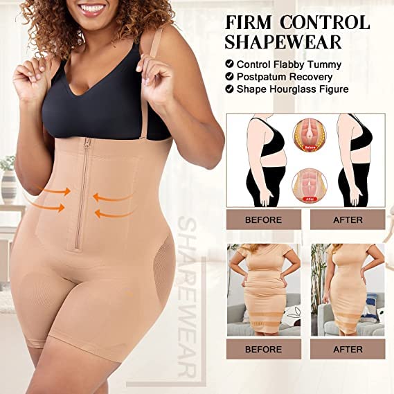 Popilush Shapewear Shorts Colombianas Postpartum Shaping Girdles Tummy Control Butt Lifter Body Shaper2