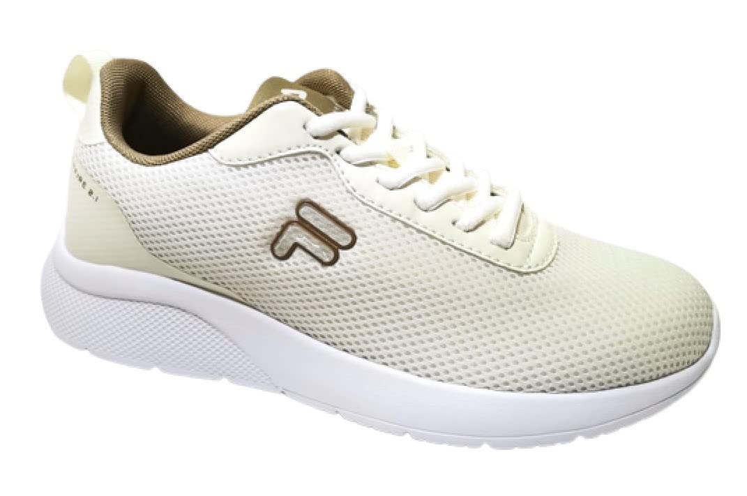FILA Women's Spitfire Wmn Running Shoe, Marshmallow Sepia Tint, 8 UK